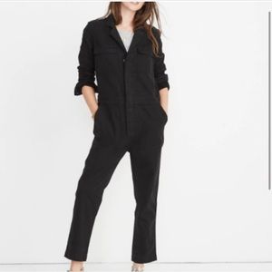 Madewell XS Black Coveralls Jumpsuit